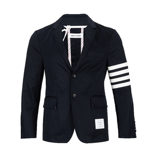 Thom Browne汤姆·布朗经典斜纹单排扣西服外套男士24秋冬推选