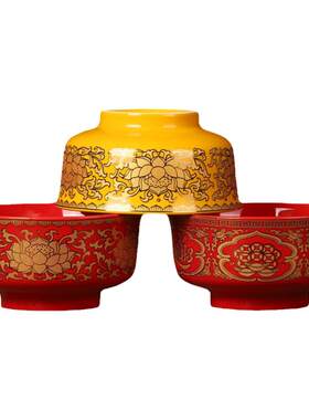 陶瓷陶瓷供奉莲花供碗佛具用品