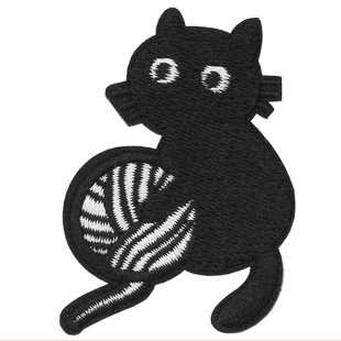 黑色补丁贴自粘免缝补包包裤子羽绒服高端无痕修补衣服的装饰布贴