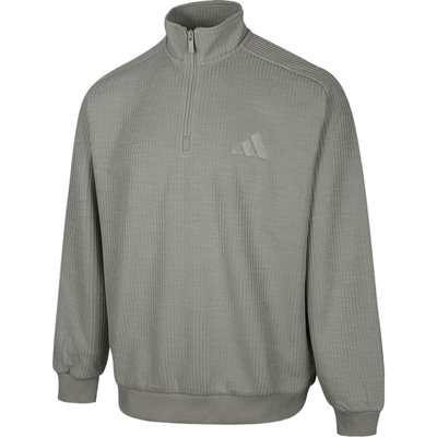 adidas阿迪达斯男子运动训练半拉链针织立领套头衫卫衣KS6526