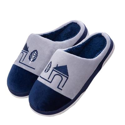 冬季居家居防滑地板保暖毛绒拖鞋