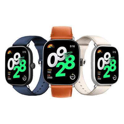 【官方同款】适用红米watch5/6表带小米9Pro手环8Pro环扣真皮质替换腕带新款智能运动手环4配件男女生非原装