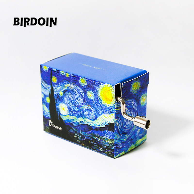 梵高星夜手摇八音盒博物馆同款