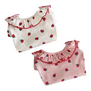 宠物草莓打底衫泰迪比熊贵宾小型犬狗狗衣服幼猫猫咪秋季新款服装