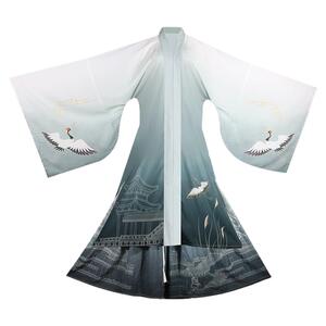 滕王阁汉服女款原创中国风晋制齐腰襦裙魏晋风古装套装男春秋新款