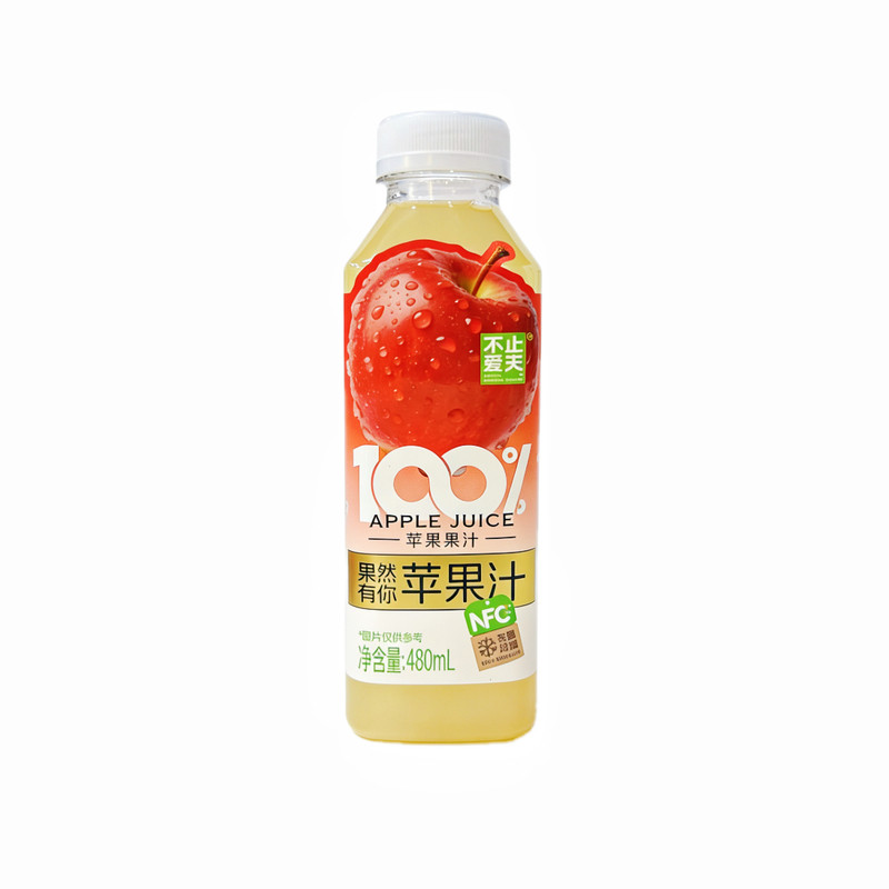 不止夏天100%椰子水NFC添加果汁480ml橙汁苹果石榴芭乐荔枝饮料