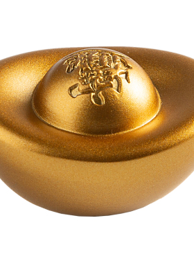 黄铜元宝摆件一锭发财高档礼品