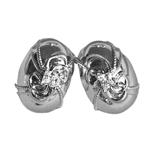 Mell金银蛋耳环 复古金属圆形耳环女轻奢高级感耳钉简约长期主义