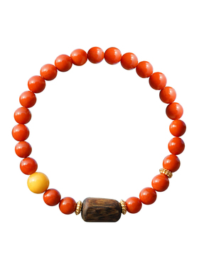 山川心语南红玛瑙本命年手链