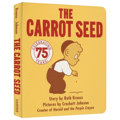 胡萝卜种子英文原版绘本