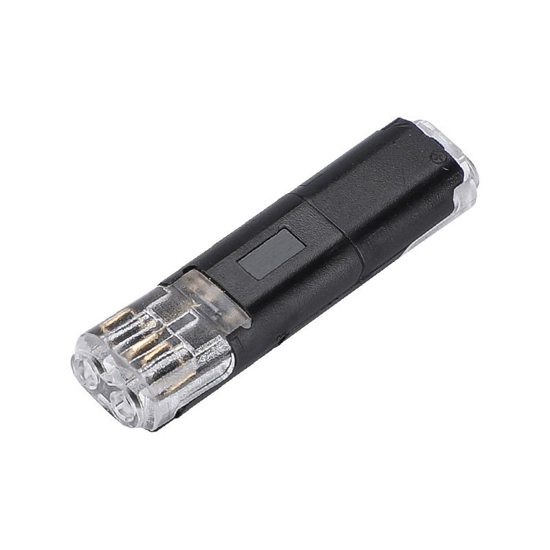 LED免剥线接线端子灯带线快接头D2互插型可拔2P双线电导线连接器