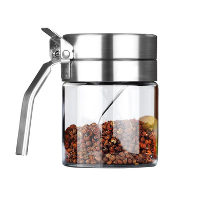 高颜值盐罐家用厨房玻璃