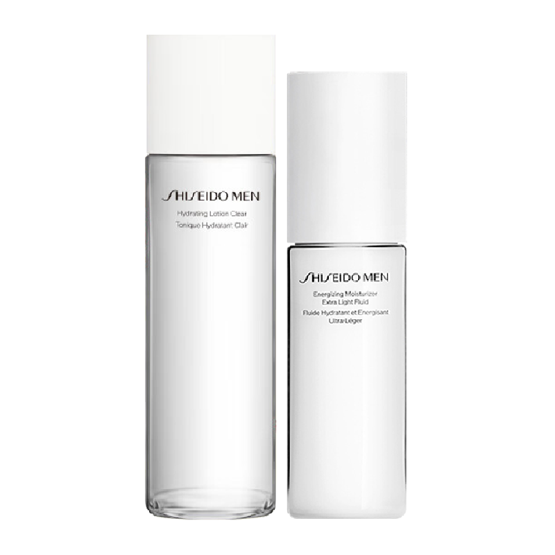 资生堂男士保湿水乳2件套护肤品套装（水150ml+乳液100ml）*1套