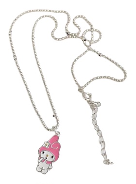 正生纯银S925纯银女童美乐蒂项链