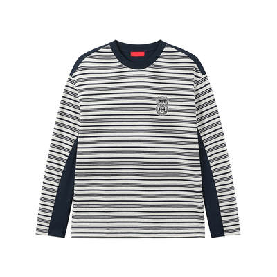 REDCHARCOAL红炭条纹长袖T恤