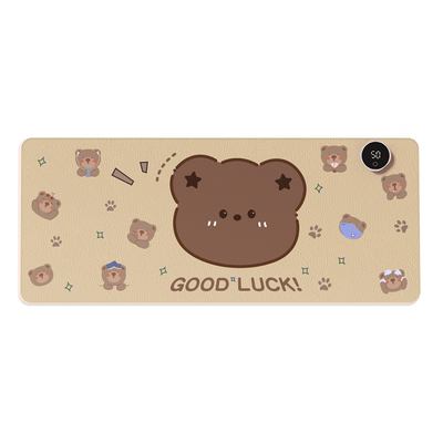 发热鼠标垫加热大号暖桌垫办公室