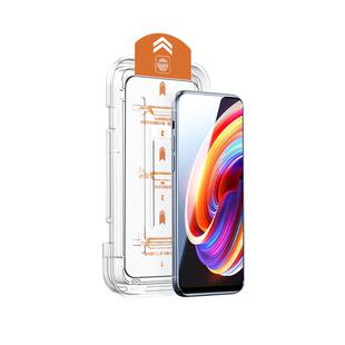 尤星适用真我x7钢化膜新款高清5G全屏覆盖无尘仓realmeX7Pro手机膜贴膜神器RMX3115防尘防摔保护oppo除尘盒