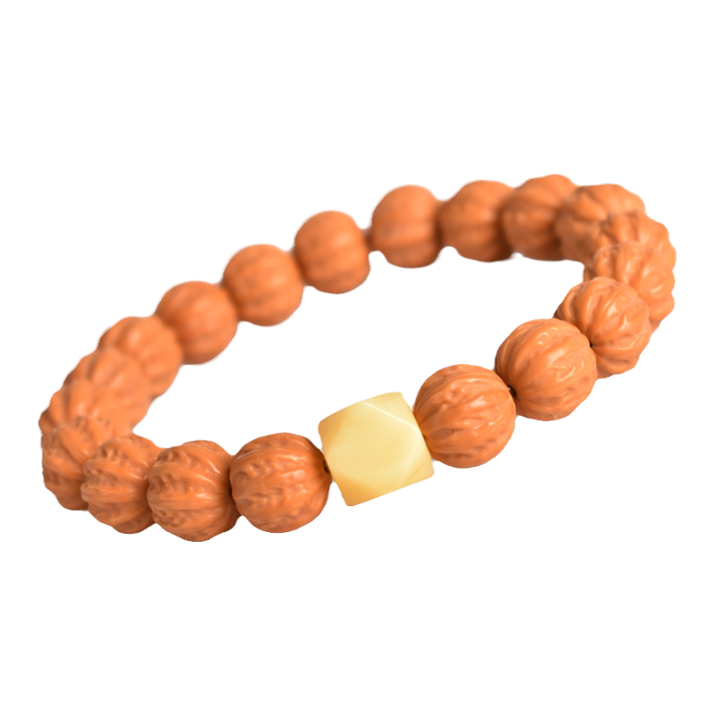 京八棱猴头手串唐八棱蜜蜡配饰