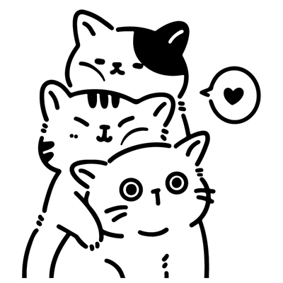 创意猫咪窗贴画玻璃门防撞贴纸