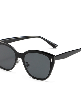 大框显脸小猫眼墨镜防紫外线