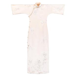 簪花晓梦丨一城风絮丨冬款绣花立领复古民国风倒大袖全开襟旗袍女