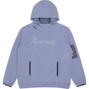 AAPE+运动男装秋冬字母印花后背猿人印花摇粒绒连帽卫衣3868XXH