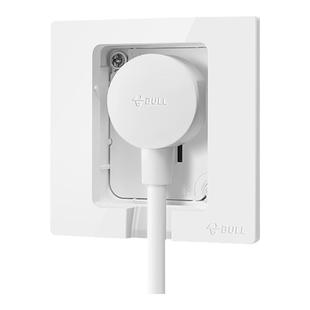 公牛隐藏插座嵌入式隐形插座5孔冰箱专用墙壁凹槽16a三孔86型面板