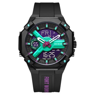 Dickies官方正品手表学生潮流时尚户外情侣腕表双显电子表CL722