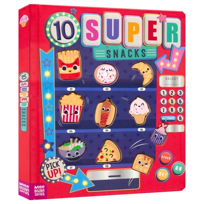 10 Super Snacks 10种超级零食 英语启蒙认知纸板书 数字1-10 亲子读物 英文原版进口儿童图书