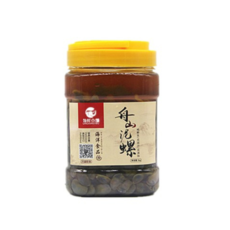 舟山纯野生黄泥螺开盖开盖即食