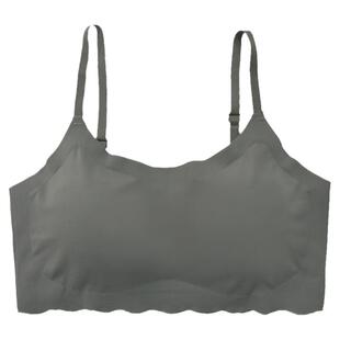 无痕冰丝少女内衣吊带无钢圈大胸显小背心学生舒适透气发育期文胸