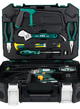 Sata/世达五金工具套装家用电钻