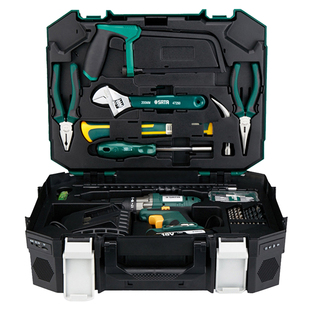 SATA世达工具箱家用套装五金维修电动物业安装工具多功能组合大全