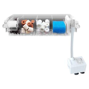 鱼缸过滤器三合一循环系统壁挂式小型潜水泵净水氧气泵全自动静音