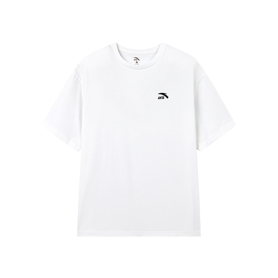 安踏短袖棉T恤男2025新款夏季男款棉上衣半袖宽松休闲服运动体恤