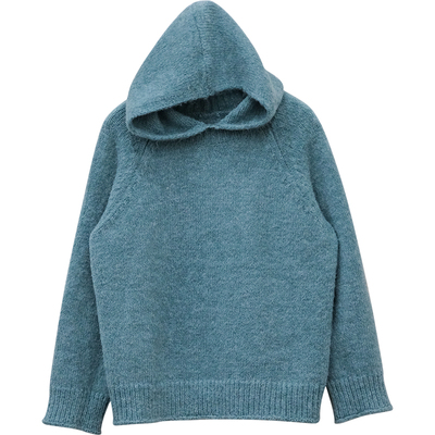 彩色宽松加厚连帽毛衣女冬针织衫