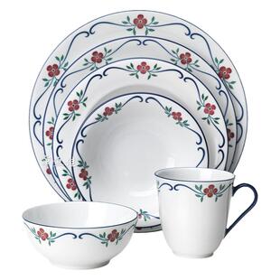 瑞典Rorstrand罗斯兰 松德博恩小红花瓷餐具马克杯碗深盘子北欧