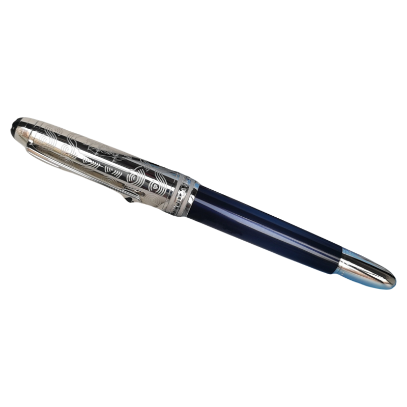 正品 Montblanc/万宝龙 八十天环游地球 145 贵金属 钢笔 黑桃 船