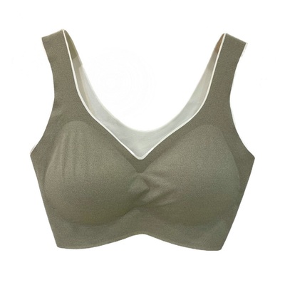 无痕热款运动风睡眠聚拢加厚文胸