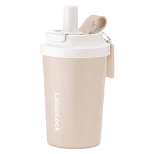 乐扣乐扣奶芙保温杯咖啡便携水杯随行杯316不锈钢女生办公室男