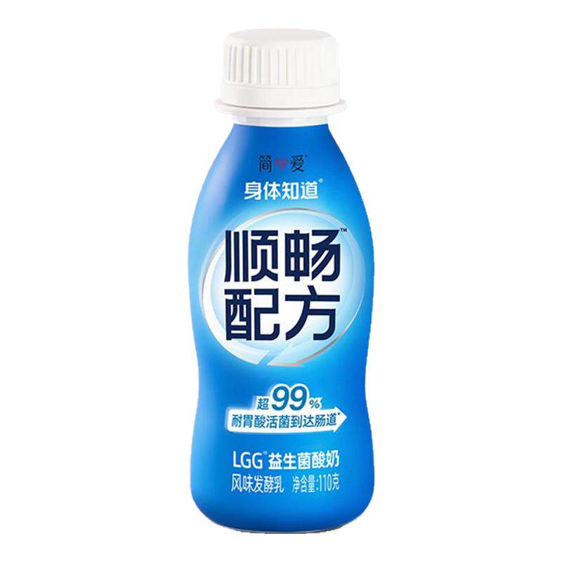 【简爱酸奶】身体知道-顺畅配方 LGG益生菌发酵乳肠胃酸奶 110g