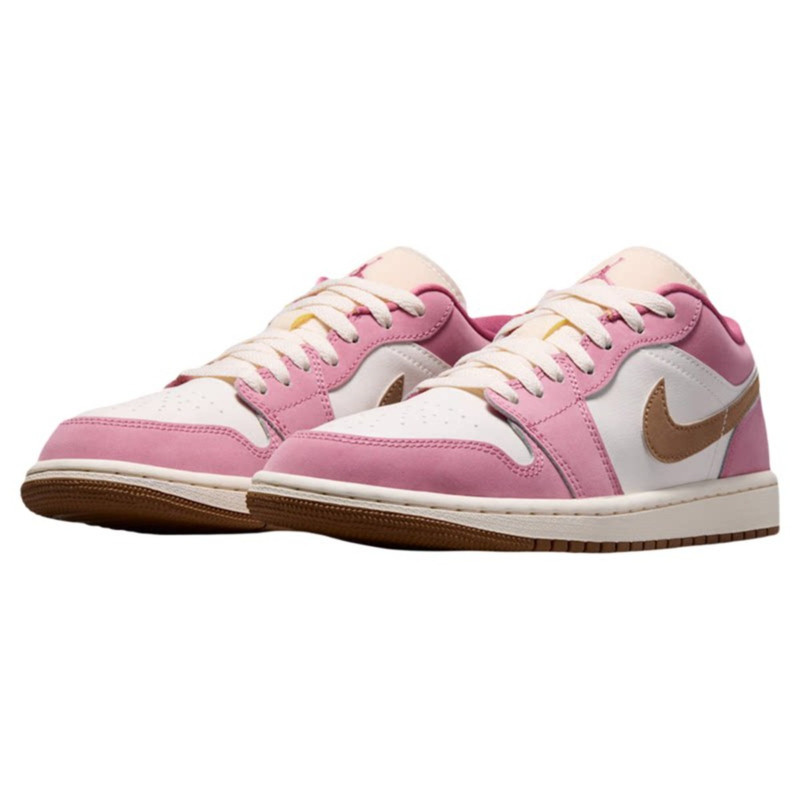 Nike耐克女鞋AIR JORDAN 1 LOW刺绣运动低帮复古休闲鞋DC0774-609
