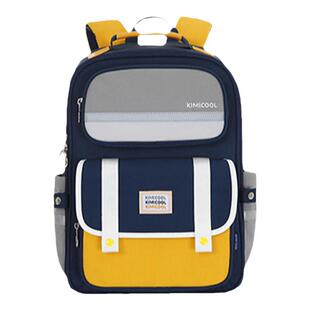 Kimicool小学生减负护脊儿童书包一年级男生五六年级用新款双肩包