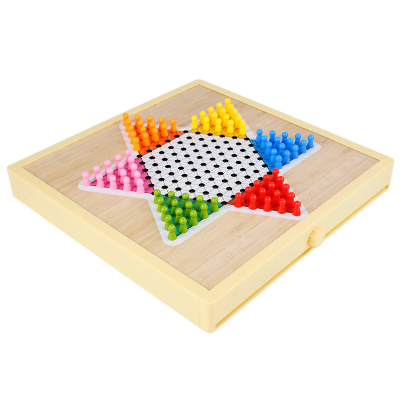 大号大型围棋五子棋跳棋飞行棋儿童磁性益智多功能棋类学生玩具D