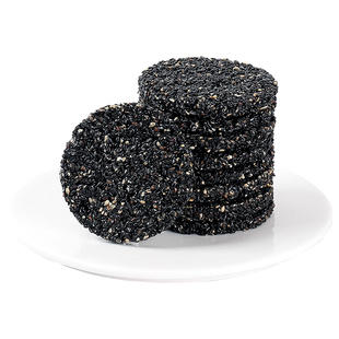 黑芝麻饼无糖精高钙蜂蜜孕妇儿童老人薄饼干零食小吃早餐休闲食品