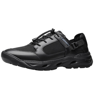 jbenato宾度男鞋男士网面鞋男透气凉鞋轻便厚底休闲鞋涉水鞋夏季