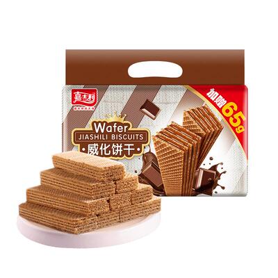 嘉士利巧克力夹心威化饼干