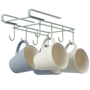 不锈钢咖啡杯架子悬挂马克杯架日式沥水杯架置物架家用杯子收纳架