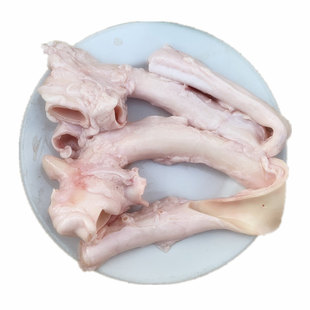 猪黄喉 鲜黄喉 本色血货黄喉火锅食材猪心管喉管 黄喉片拍2斤包邮