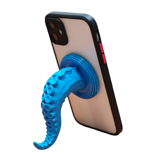 3D打印升级章鱼触手手机支架章鱼爪磁吸手机支架多角度旋转看视频